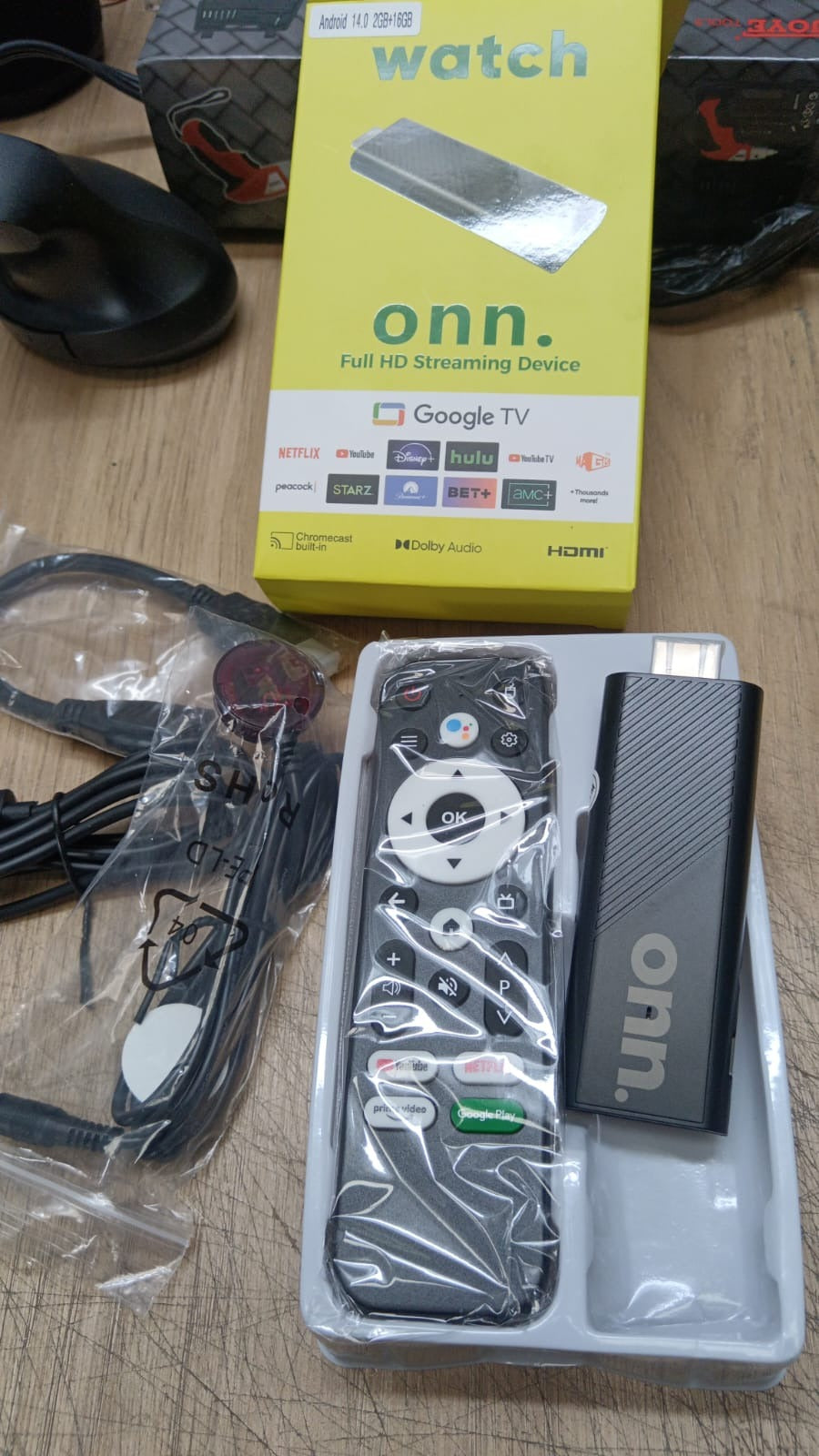 Tv Box Watch Onn Magisstick Caja Verde