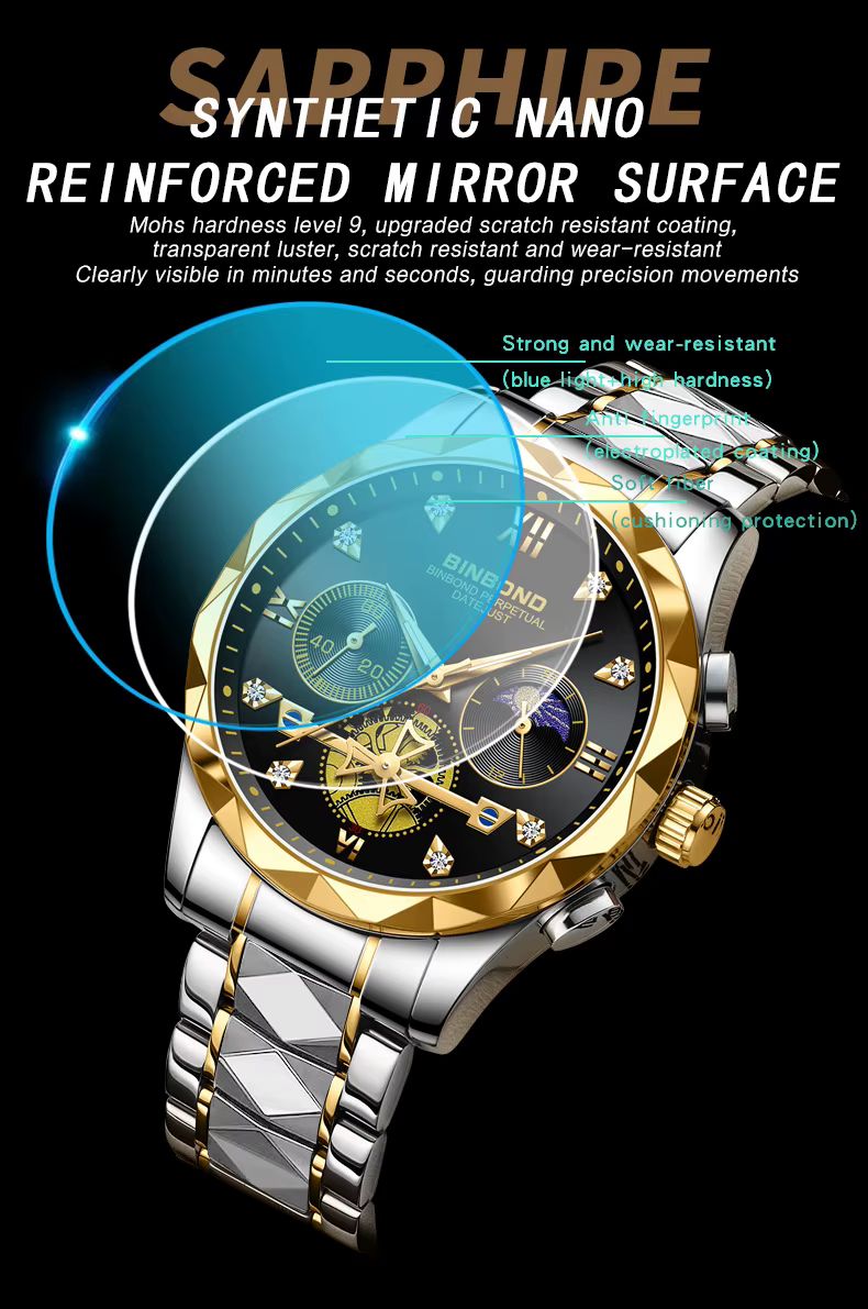 Reloj Binbond B1236 Cronografos Funcion